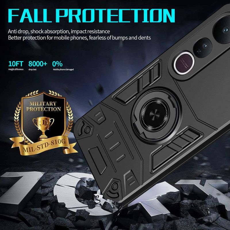 Deksel Til Vivo V50 Lite 5g Roterende Stativ Og Forsterket Beskyttelse