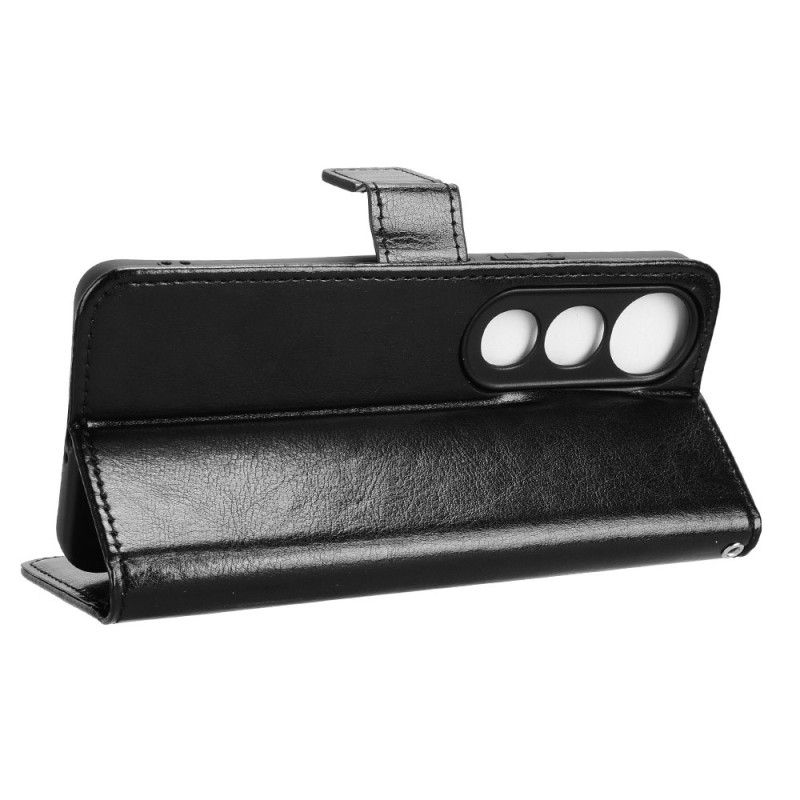 Folio Deksel Til Vivo V50 Lite 5g Prangende Imitasjonsskinn