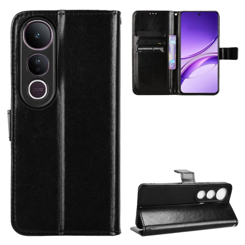 Folio Deksel Til Vivo V50 Lite 5g Prangende Imitasjonsskinn