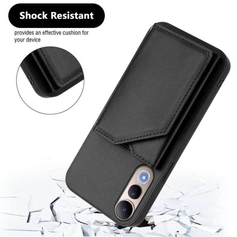 Folio Deksel Vivo V50 Lite 5g Kortholder Og Snor Beskyttelse Deksel