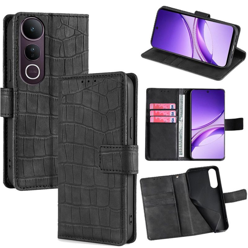 Folio Deksel Vivo V50 Lite 5g Krokodilletekstur