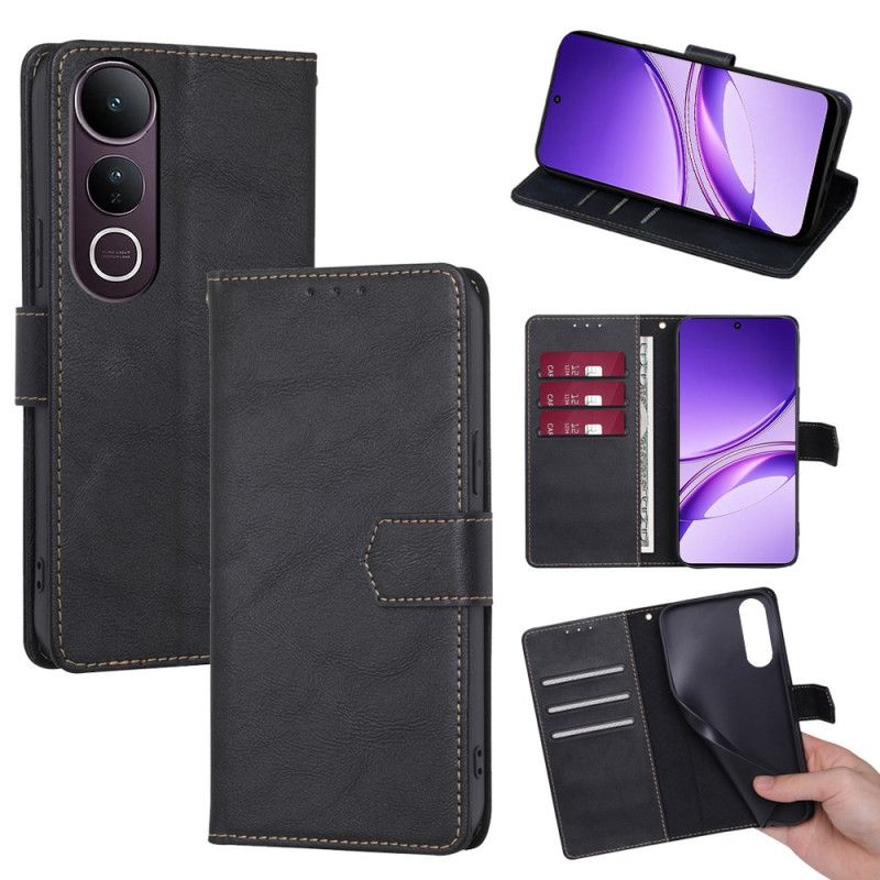 Lærdeksel Folio Deksel Vivo V50 Lite 5g Mobildeksel Rfid Blokkerende Læreffekt