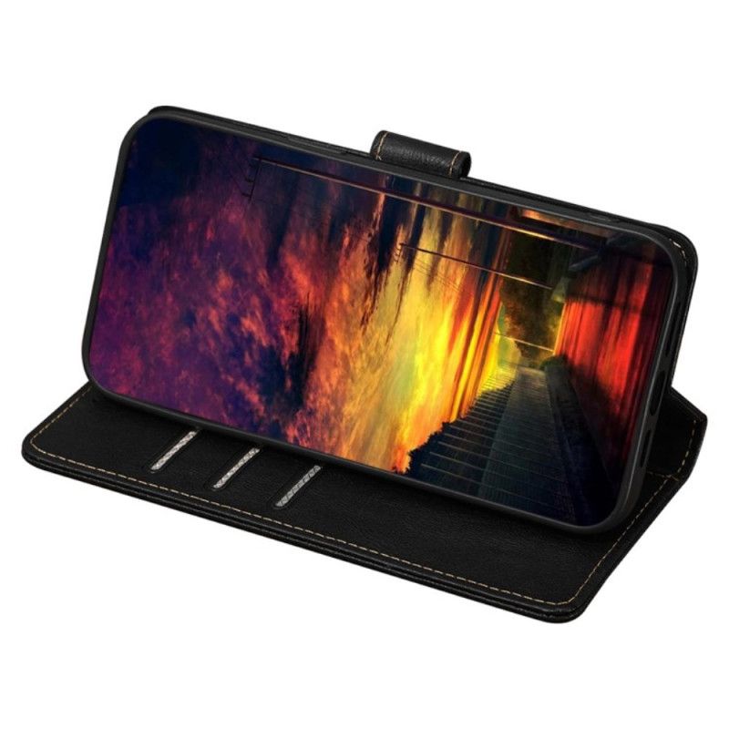 Lærdeksel Folio Deksel Vivo V50 Lite 5g Mobildeksel Rfid Blokkerende Læreffekt