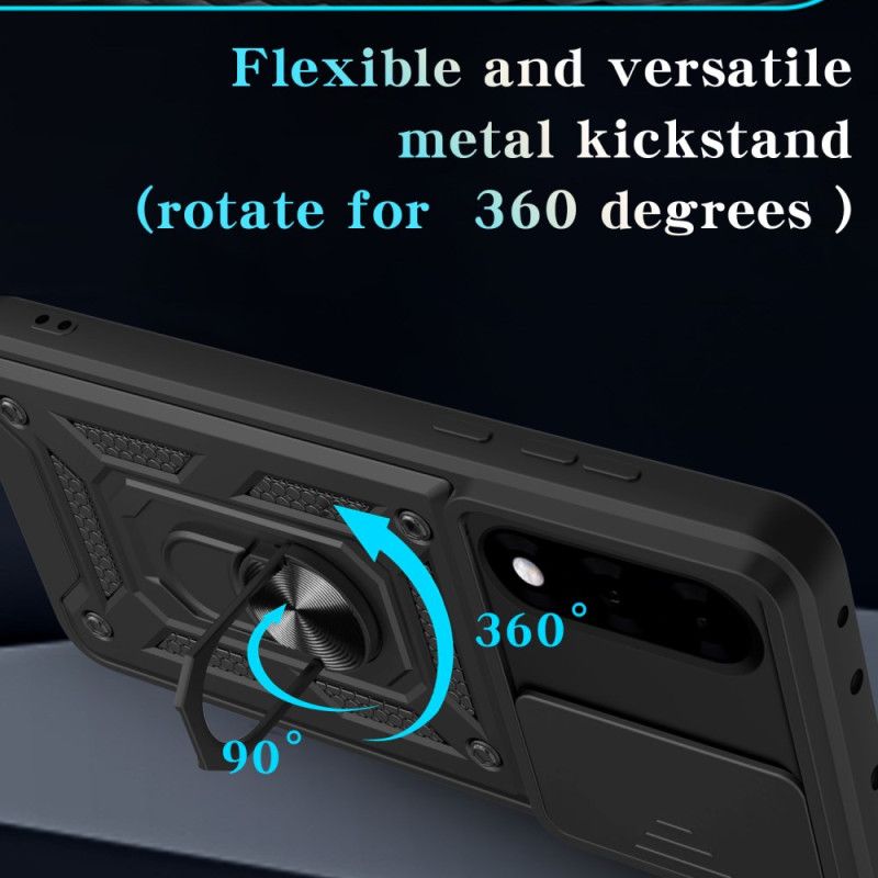 Deksel Oneplus Nord 5 Skyvedeksel Og Stativ For Kamera Beskyttelse Deksel