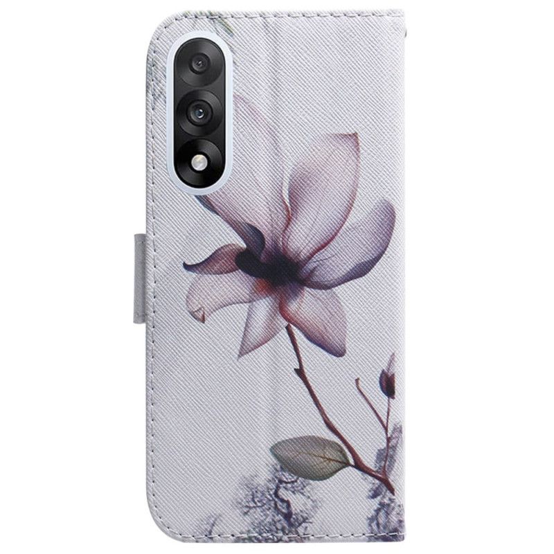 Folio Deksel Oneplus Nord 5 Rosa Blomst