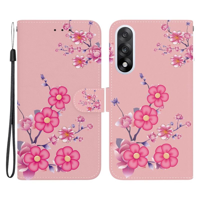 Folio Deksel Oneplus Nord 5 Sakura Beskyttelse Deksel