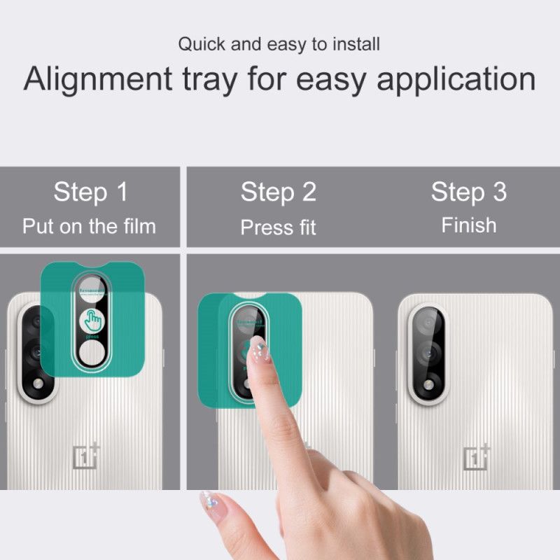 Imak Herdet Glasslinsebeskytter For Oneplus Nord 5 (svart Versjon)