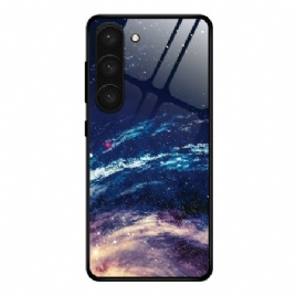 Deksel Samsung Galaxy S24 Plus 5g Melkeveis Herdet Glass Beskyttelse Deksel