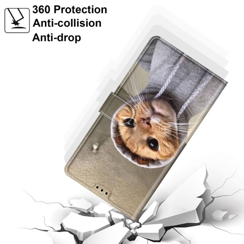 Folio Deksel Samsung Galaxy S24 Plus 5g Yo Cat Med Stropp Beskyttelse Deksel