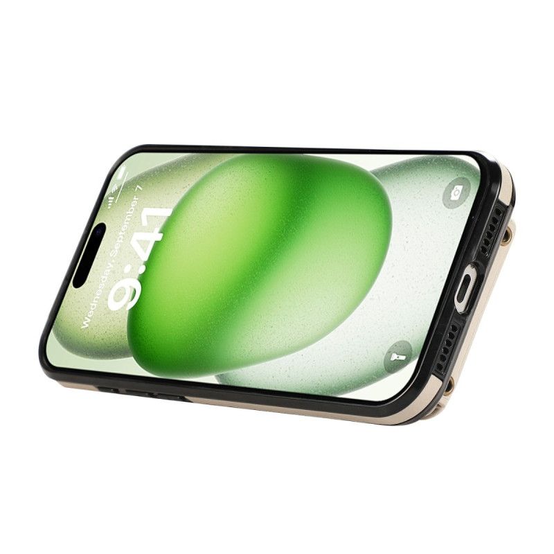 Deksel iPhone 17 Kortholder For Flere Kort Og Skulderstropp