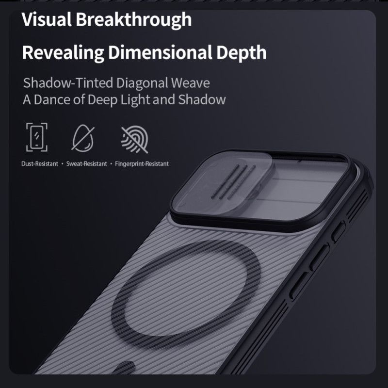 Deksel iPhone 17 Magsafe Camshield Pro-serie Nillkin