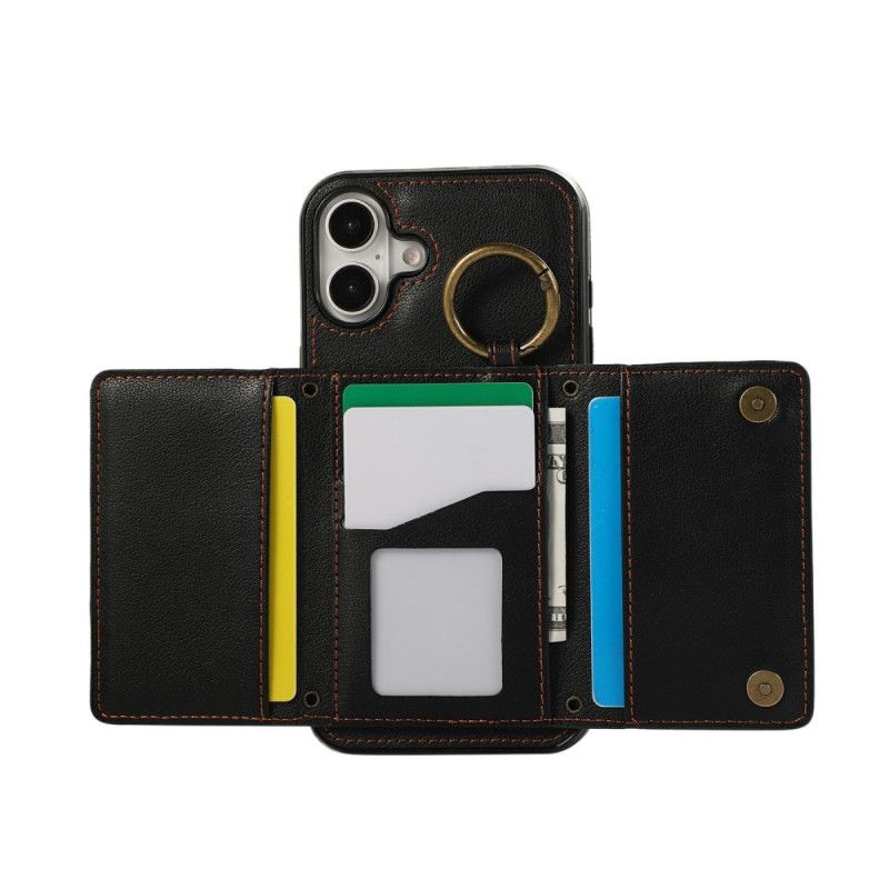 Deksel iPhone 17 Mobildeksel Lommebok Med Glidelås