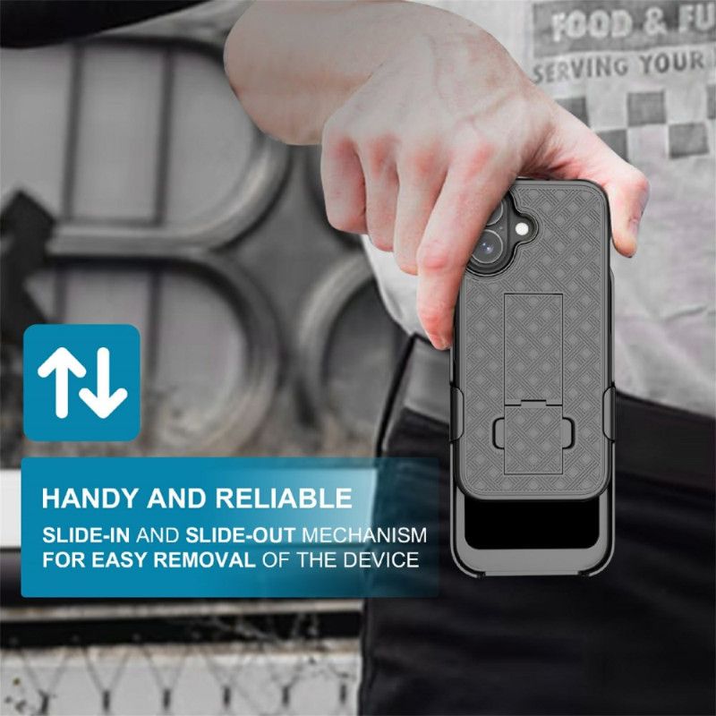 Deksel iPhone 17 Mobildeksel Skyvbar Med Støtte Og Klips