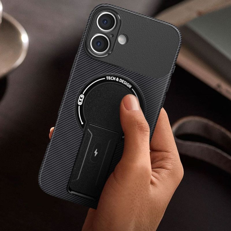 Deksel Til iPhone 17 Ultraslitesterk Med Innebygd Stativ