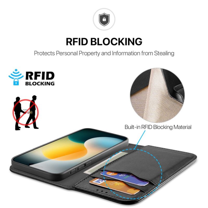 Folio Deksel Lær iPhone 17 Hivo-serien Dux Ducis