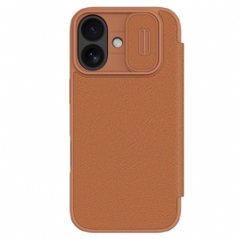 Folio Deksel Lær iPhone 17 Qin Pro-serien Nillkin