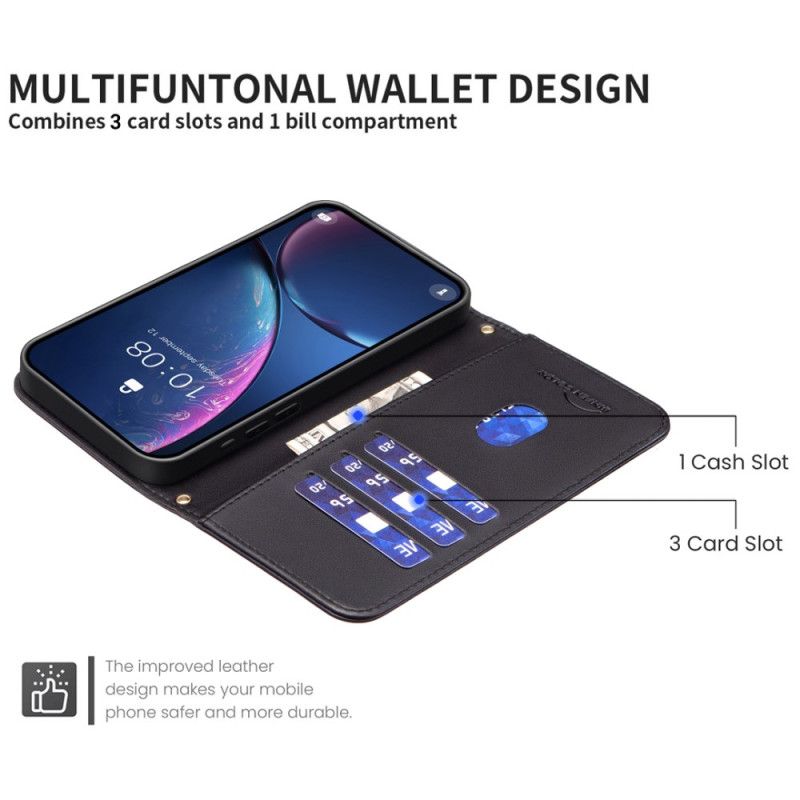 Lærdeksel Folio Deksel iPhone 17 Mobildeksel Premium Design