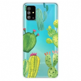 Deksel Til Samsung Galaxy S20 Kaktus Akvarell