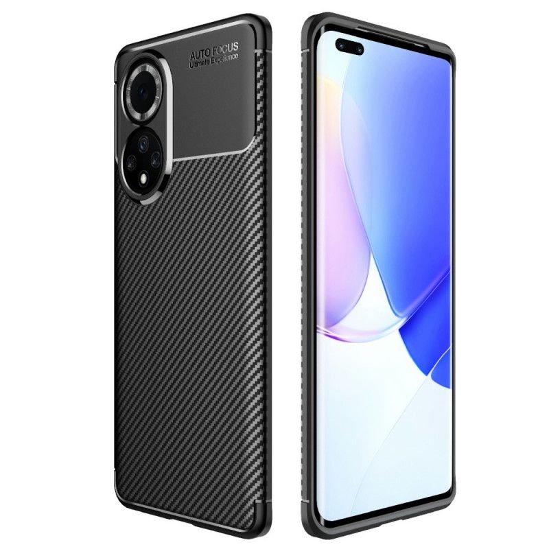 Deksel Til Huawei Nova 9 Pro / Honor 50 Pro Fleksibel Karbonfiber
