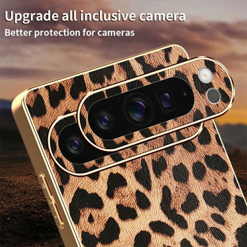 Case Etui Google Pixel 10 Pro Xl Mobildeksel Leopardmønster