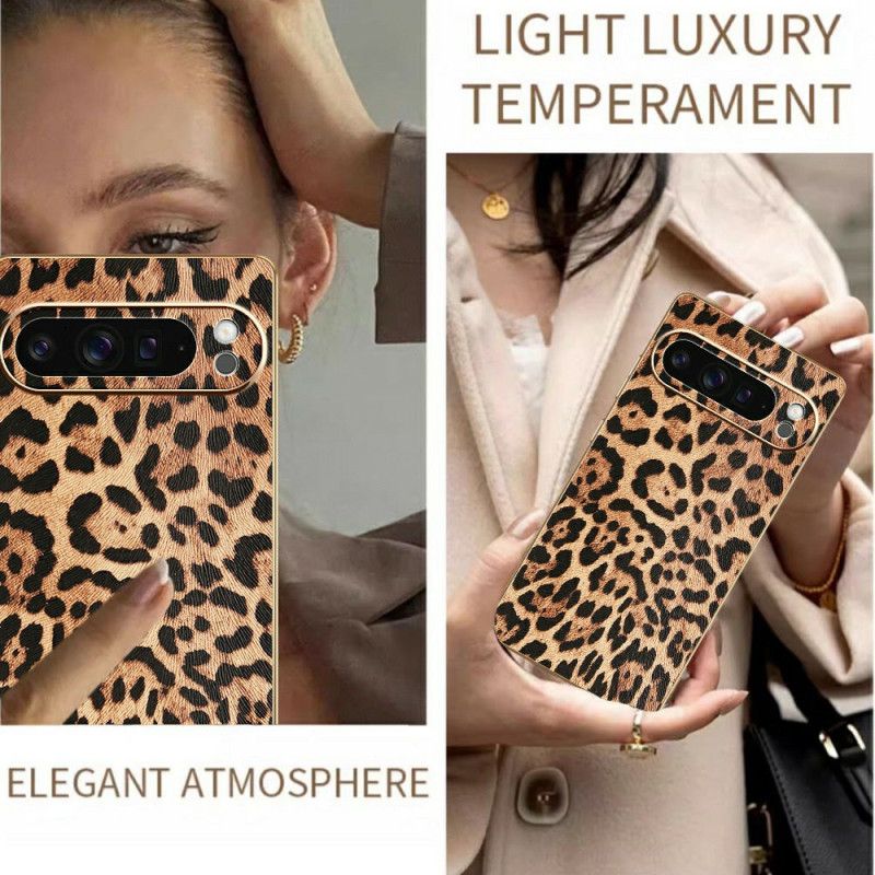 Case Etui Google Pixel 10 Pro Xl Mobildeksel Leopardmønster