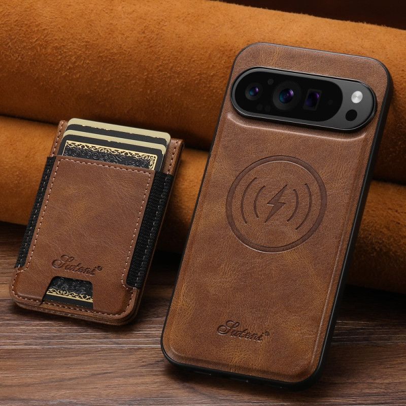 Deksel Google Pixel 10 Pro Xl Magsafe-kompatibel Kortholder Og Stativ Suteni Beskyttelse Deksel