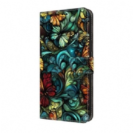 Folio Deksel Google Pixel 10 Pro Xl Akvarellplanter