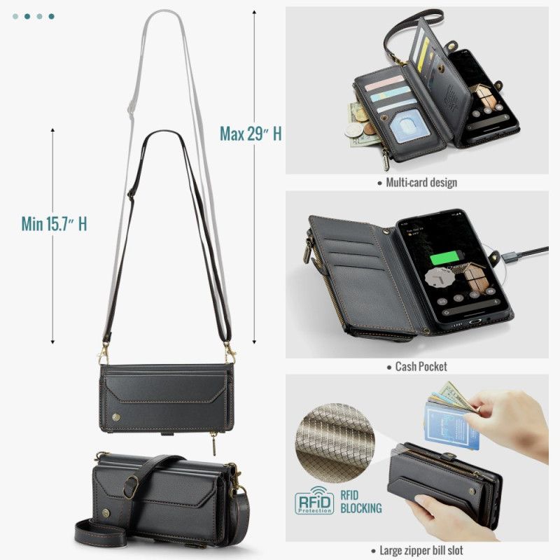 Folio Deksel Google Pixel 10 Pro Xl Caseme Beskyttelse Deksel