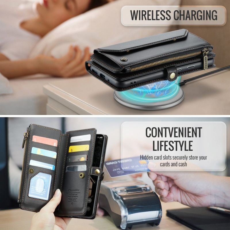 Folio Deksel Google Pixel 10 Pro Xl Caseme Beskyttelse Deksel