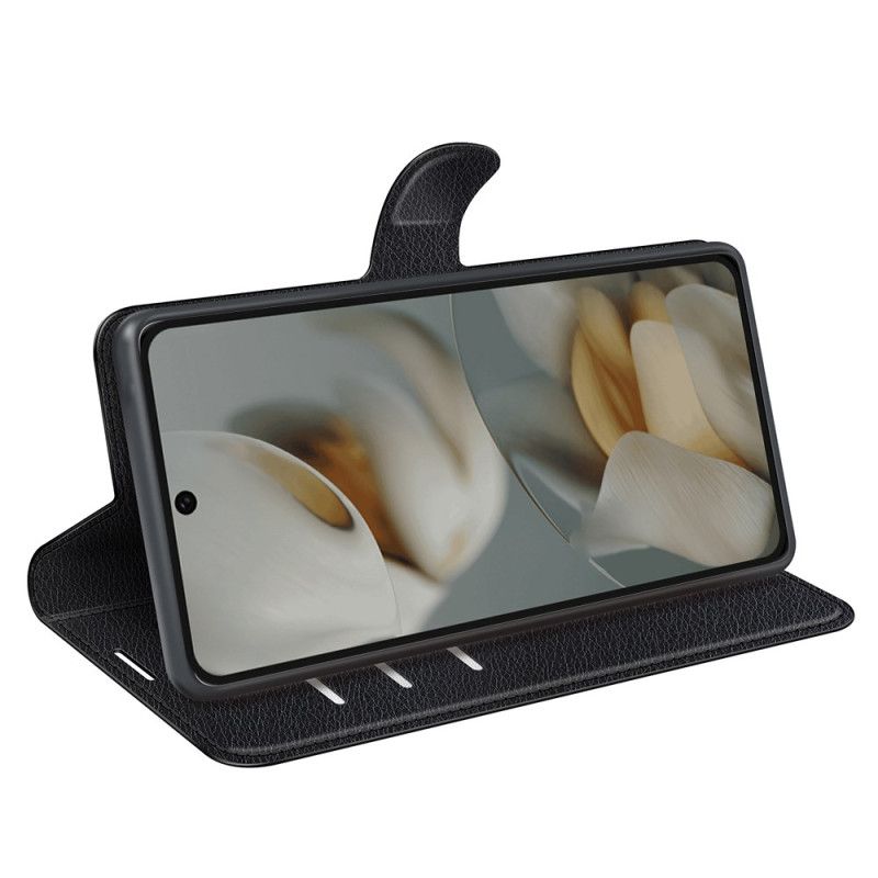 Folio Deksel Google Pixel 10 Pro Xl Litchi-imitasjonsskinn Beskyttelse Deksel