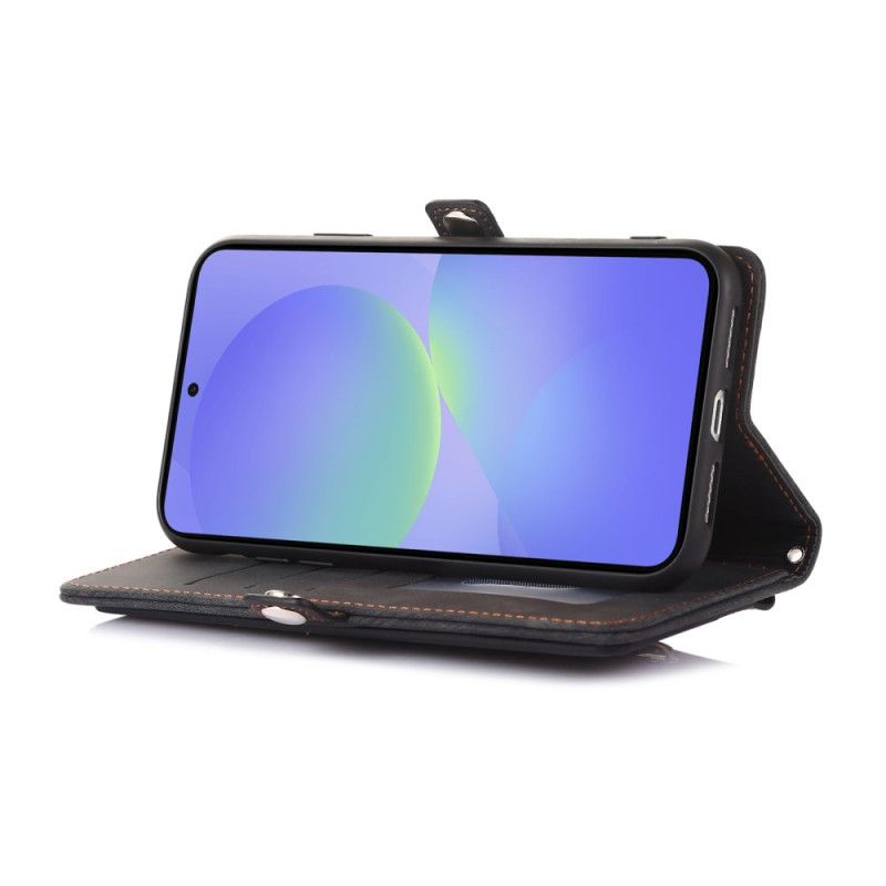 Folio Deksel Google Pixel 10 Pro Xl Lommebok Med Semsket Skinneffekt