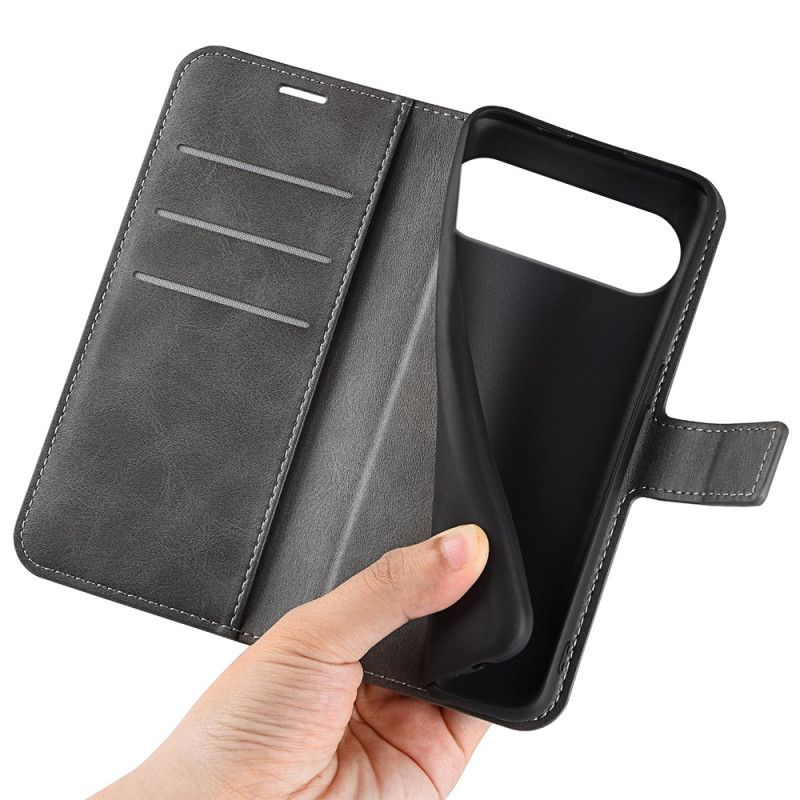 Folio Deksel Google Pixel 10 Pro Xl Skinnstil Beskyttelse Deksel