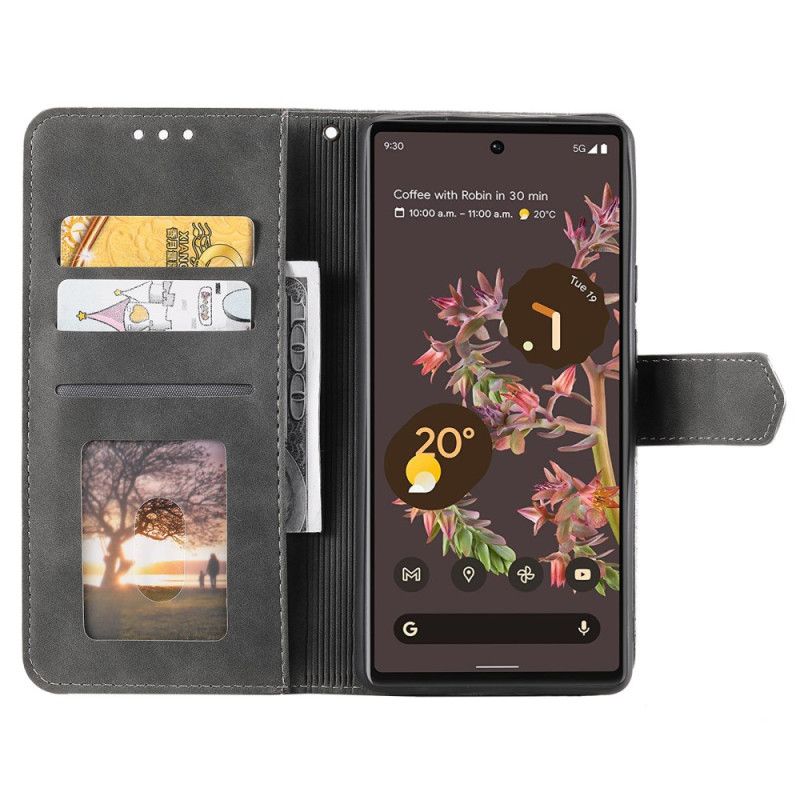 Folio Deksel Google Pixel 10 Pro Xl Tofarget Med Stropp Beskyttelse Deksel