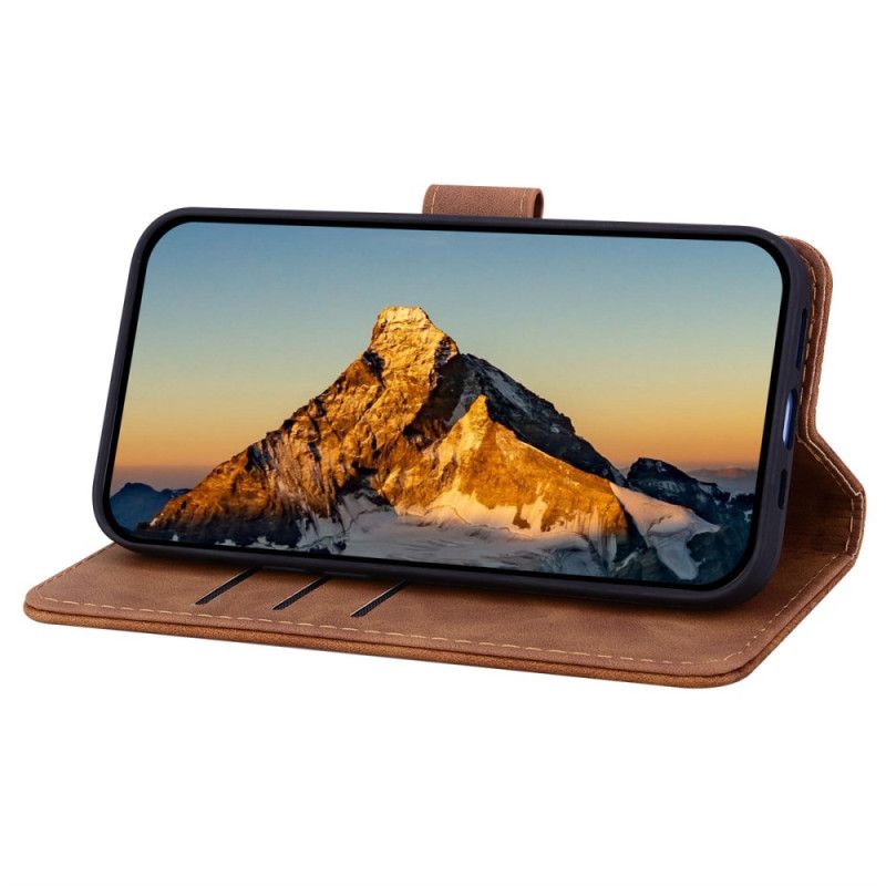 Lærdeksel Folio Deksel Google Pixel 10 Pro Xl Mobildeksel Blomstermandala-trykk