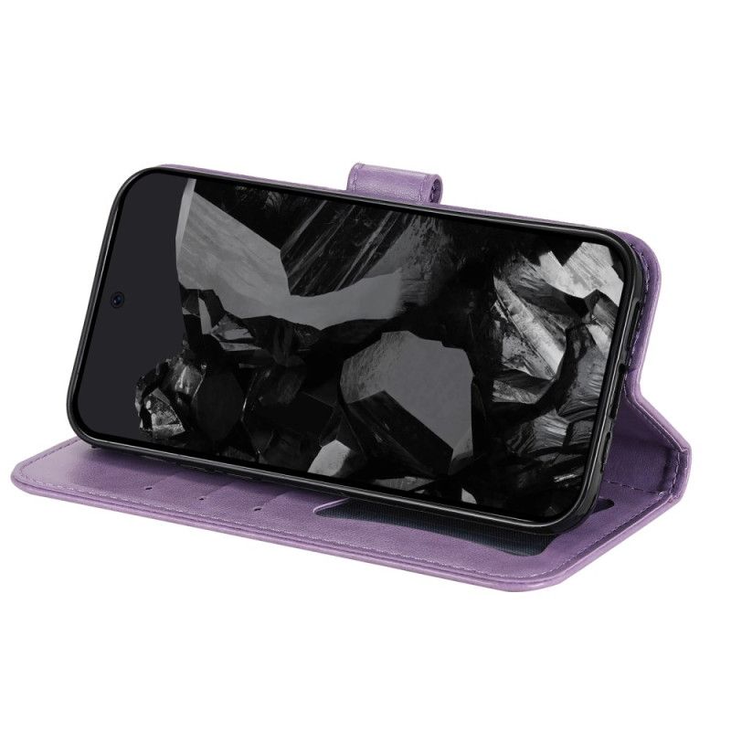 Lærdeksel Folio Deksel Google Pixel 10 Pro Xl Mobildeksel Mandala-trykk Med Stropp