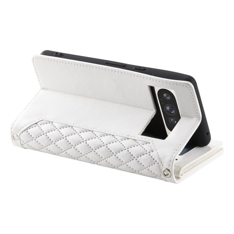 Lærdeksel Folio Deksel Google Pixel 10 Pro Xl Mobildeksel Vattert Lommebok