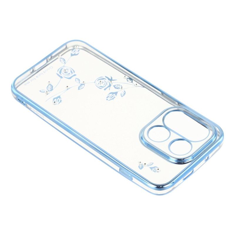 Deksel Oneplus 15 Kadem Blomster Og Strass Beskyttelse Deksel