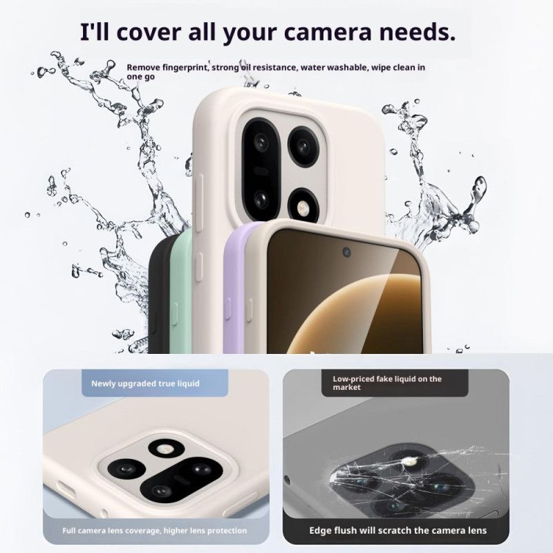 Deksel Oneplus 15 Mobildeksel Flytende Silikon