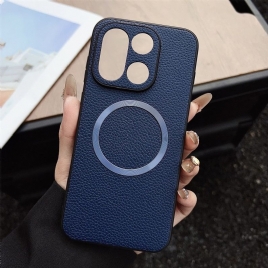 Deksel Oneplus 15 Mobildeksel Magsafe Litchi-tekstur