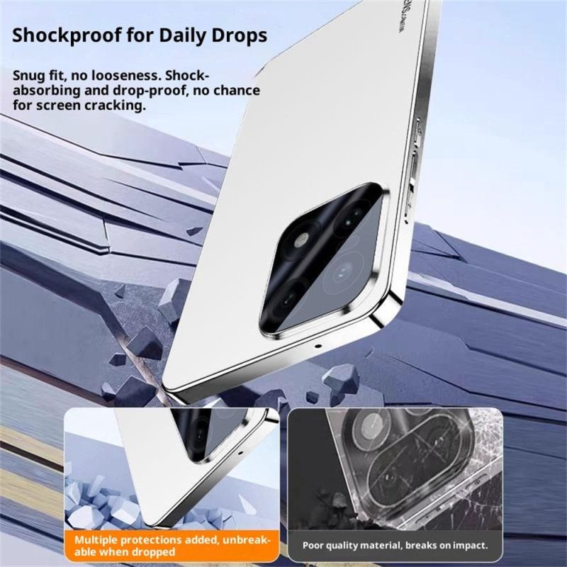 Deksel Oneplus 15 Mobildeksel Ripebestandig Galvanisert Ramme