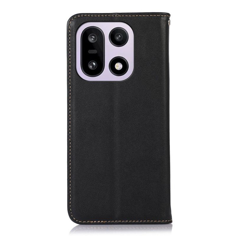 Folio Deksel Lær Oneplus 15 Mobildeksel Khazneh-lær