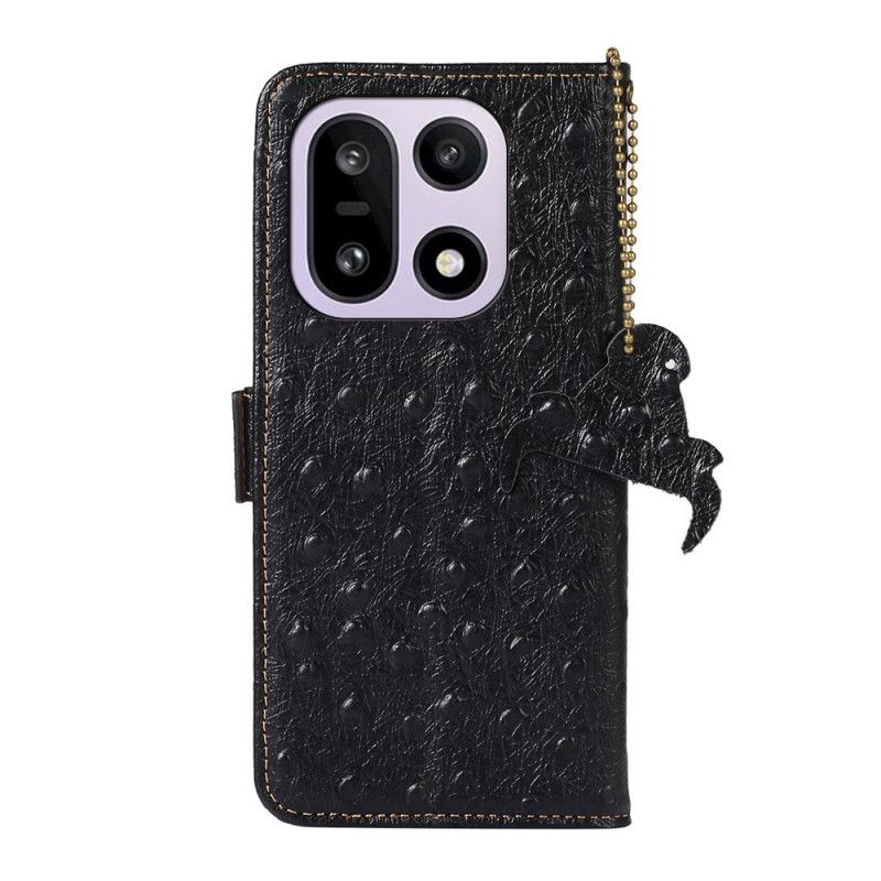 Folio Deksel Oneplus 15 Ekte Skinn Med Rfid-blokkering