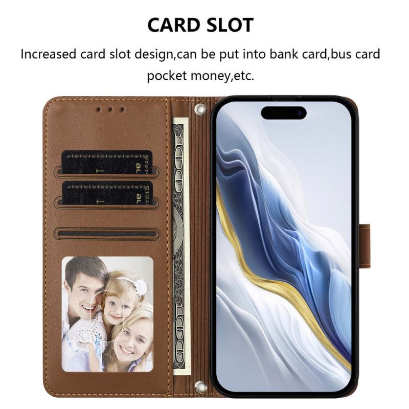 Folio Deksel Oneplus 15 Liten Katt Med Stropp Beskyttelse Deksel