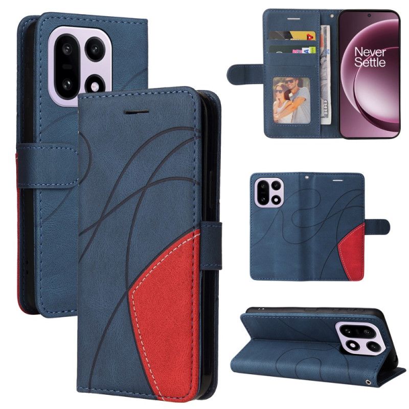 Folio Deksel Oneplus 15 Tofarget Krusning