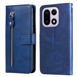 Folio Deksel Til Oneplus 15 Lomme Med Glidelås