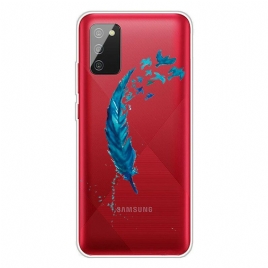 Mobildeksel Til Samsung Galaxy A02s Vakker Fjær