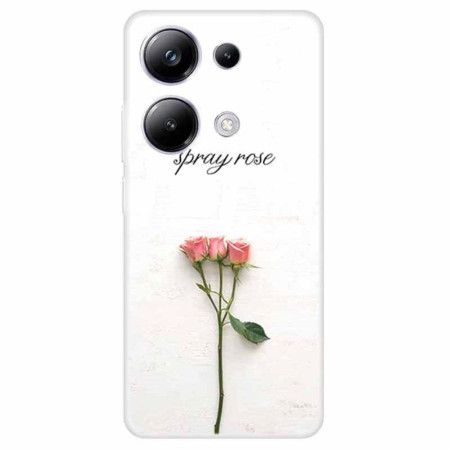 Deksel Til Xiaomi Redmi Note 13 Pro 4g Tre Blomster