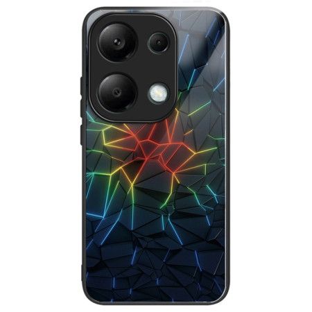 Deksel Xiaomi Redmi Note 13 Pro 4g Geometri Herdet Glass