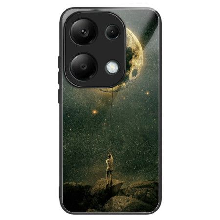 Deksel Xiaomi Redmi Note 13 Pro 4g Mann I Månen Herdet Glass