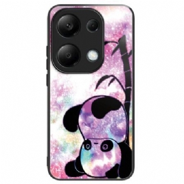 Deksel Xiaomi Redmi Note 13 Pro 4g Søt Panda Herdet Glass